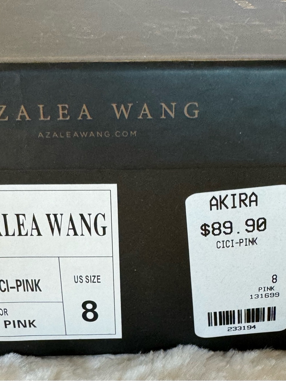 Azalea Wang Aim for the Eyes Women's Pink Embellished Platform Sandals Size 8.0 - Picture 15 of 15